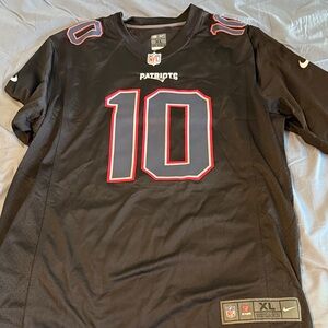Nike Black Patriots Jersey with Red Accents